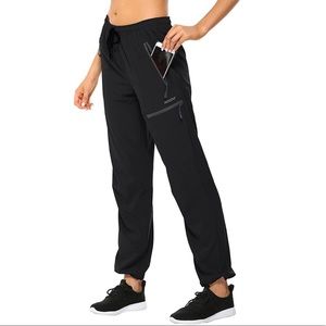 NWOT MOCOLY Cargo Hiking Outdoor Water Resistant UPF 50+ Long Pants, Black, XL